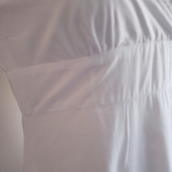 Esprit Sleeveless White Cotton Summer Dress - Picture 3 of 6